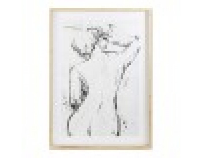 Картина DKD Home Decor Hall Дама Модерен (110 x 5 x 157 cm)