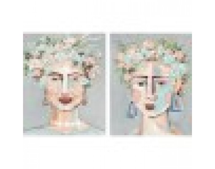 Пластно DKD Home Decor Lilled Модерен (80 x 3,7 x 100 cm) (2 броя) Пластно DKD Home Decor Lilled Модерен (80 x 3,7 x 100 cm) (2 броя)