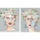 Пластно DKD Home Decor Lilled Модерен (80 x 3,7 x 100 cm) (2 броя) Пластно DKD Home Decor Lilled Модерен (80 x 3,7 x 100 cm) (2 броя)