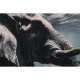 Картина Home ESPRIT Син Сив Бланка 150 x 4 x 100 cm
