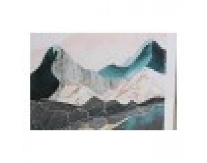 Картина DKD Home Decor Планина (3 pcs) (70 x 4 x 70 cm)