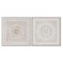 Картина Home ESPRIT Mandala Скандинавски 100 x 4 x 100 cm (2 броя) - Картини, Плакати, Пъзели