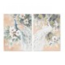 Картина Home ESPRIT Тропически 90 x 3,7 x 120 cm (2 броя) - Дневна