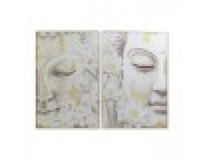 Картина DKD Home Decor Буда Ориенталски (80 x 4 x 120 cm) (2 броя)