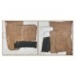 Картина Home ESPRIT Абстрактен Град 100 x 4 x 100 cm (2 броя) - Картини, Плакати, Пъзели
