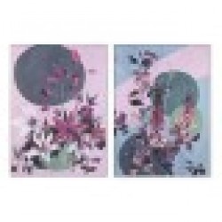 Картина DKD Home Decor 102,5 x 4,3 x 142,6 cm Lilled Модерен (2 броя) - Картини, Плакати, Пъзели