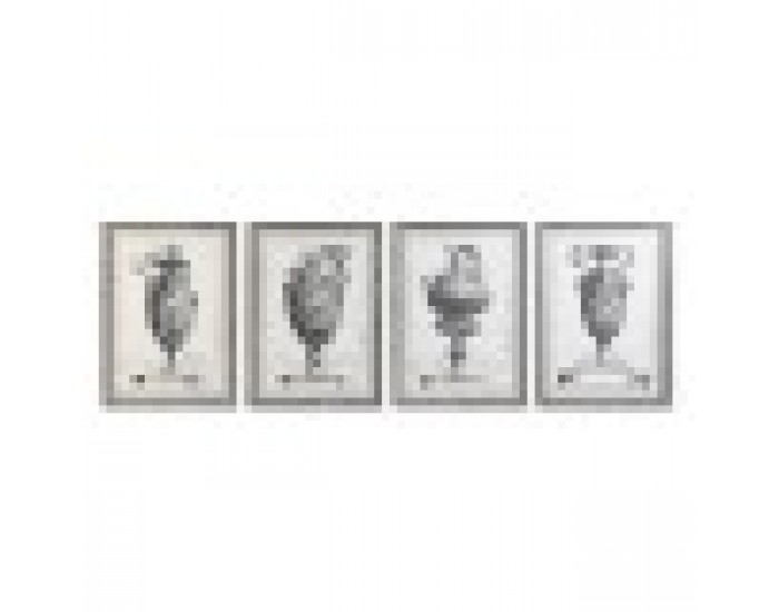 Картина DKD Home Decor Ваза (50 x 2 x 70 cm) (4 броя)