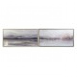 Картина DKD Home Decor Планина Модерен (124 x 4,5 x 64 cm) (2 броя) - Картини, Плакати, Пъзели