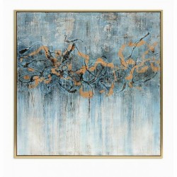 Картина DKD Home Decor 131 x 3,8 x 131 cm Абстрактен Модерен - Картини, Плакати, Пъзели