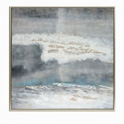 Пластно DKD Home Decor Абстрактен Модерен (131 x 3,8 x 131 cm) - Картини, Плакати, Пъзели