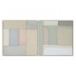Картина Home ESPRIT Зелен Бежов Абстрактен Град 92 x 3,8 x 92 cm (2 броя) - Картини, Плакати, Пъзели