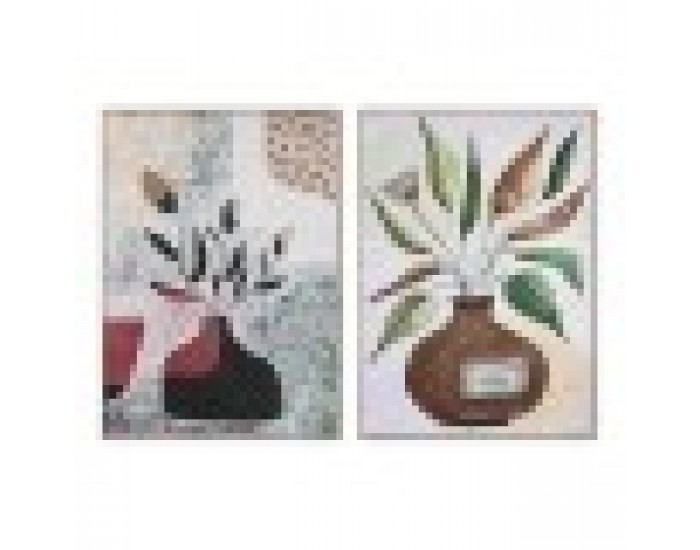 Картина DKD Home Decor Ваза (102,5 x 4,3 x 142,6 cm) (2 броя) Картина DKD Home Decor Ваза (102,5 x 4,3 x 142,6 cm) (2 броя)
