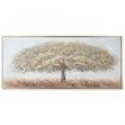 Картина Home ESPRIT Бял Златен Дърво Традиционен 182 x 3,8 x 80 cm - Картини, Плакати, Пъзели