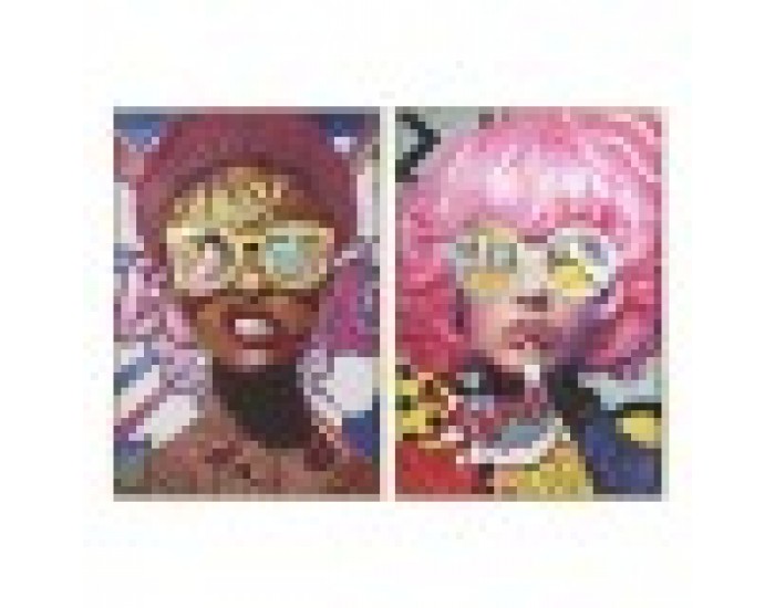 Картина Home ESPRIT Модерен 80 x 3,5 x 120 cm (2 броя)