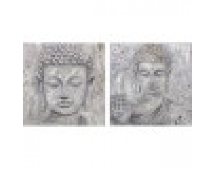 Картина DKD Home Decor Буда (100 x 2.4 x 100 cm) (2 pcs)
