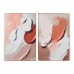 Картина Home ESPRIT Абстрактен Модерен 80 x 3 x 120 cm (2 броя) - Картини, Плакати, Пъзели