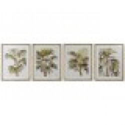Картина Home ESPRIT Палми Тропически 55 x 2,5 x 70 cm (4 броя) - Картини, Плакати, Пъзели
