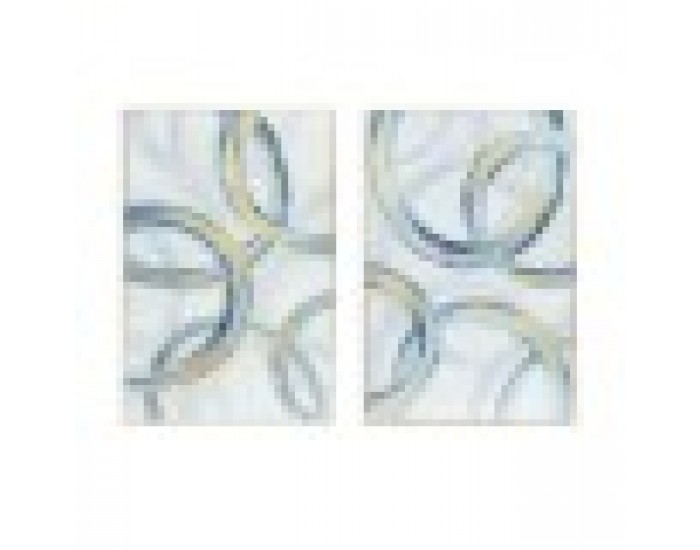 Картина DKD Home Decor Абстрактен Модерен 80 x 2,5 x 120 cm (2 броя)