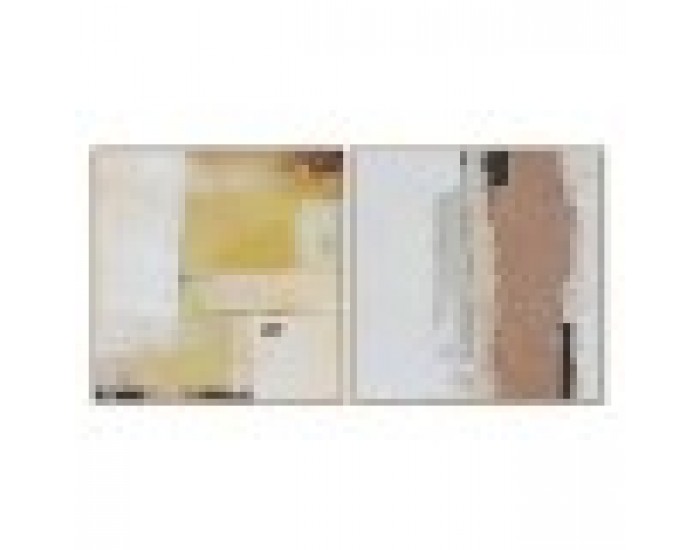 Картина Home ESPRIT Абстрактен Град 100 x 4 x 100 cm (2 броя)