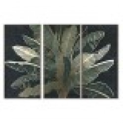 Комплект от 3 снимки Home ESPRIT Палми Тропически 180 x 4 x 120 cm (3 Части) - Картини, Плакати, Пъзели