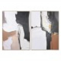 Картина Home ESPRIT Абстрактен Модерен 103 x 4,5 x 143 cm (2 броя) - Картини, Плакати, Пъзели