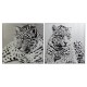 Картина DKD Home Decor Леопард Колониален (100 x 2,5 x 100 cm) (2 броя) Картина DKD Home Decor Леопард Колониален (100 x 2,5 x 100 cm) (2 броя)