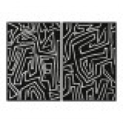 Картина Home ESPRIT Бял Черен Модерен 83 x 4 x 123 cm (2 броя) - Картини, Плакати, Пъзели