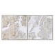Картина Home ESPRIT Град Loft 102 x 4,5 x 102 cm (2 броя)