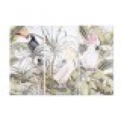 Картина DKD Home Decor 90 x 3 x 190 cm Тропически (3 броя) - Картини, Плакати, Пъзели