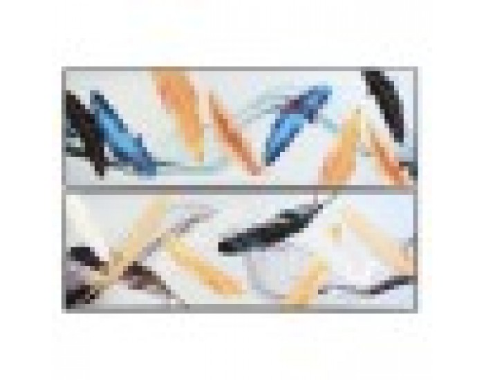 Картина DKD Home Decor Пера (180 x 3 x 60 cm) (2 броя)