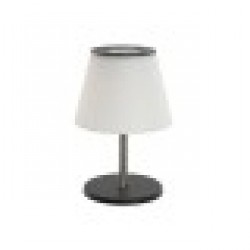Настолна лампа Home ESPRIT Бял Черен PVC Неръждаема стомана Алуминий 18 x 18 x 26,5 cm - Настолни лампи