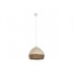 Полилей Home ESPRIT Кафяв Естествен 50 W 38 x 38 x 28 cm - Настолни лампи
