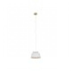 Полилей DKD Home Decor Бял Кафяв Естествен Бамбук 50 W 30 x 30 x 20 cm - Осветителни тела
