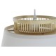 Полилей DKD Home Decor Бял Кафяв Естествен Бамбук 50 W 30 x 30 x 20 cm