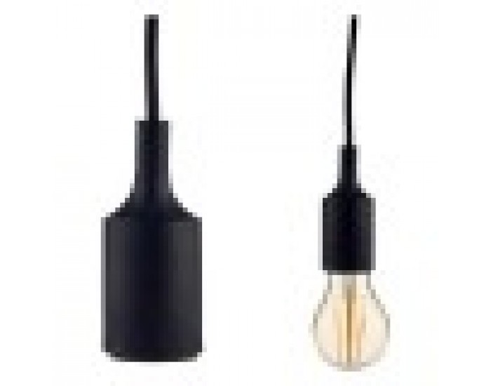 Полилей 60 W 220-250 V Черен Пластмаса (6 броя) Полилей 60 W 220-250 V Черен Пластмаса (6 броя)