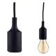Полилей 60 W 220-250 V Черен Пластмаса (6 броя) Полилей 60 W 220-250 V Черен Пластмаса (6 броя)