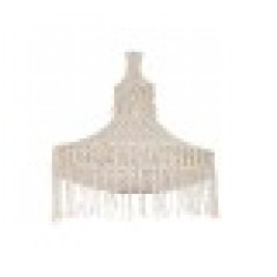 Купол на Лампа Home ESPRIT Естествен Boho 63 x 63 x 70 cm - Настолни лампи