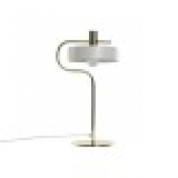 Настолна лампа Home ESPRIT Бял Златен Метал 220 V 28 x 18 x 46 cm - Настолни лампи