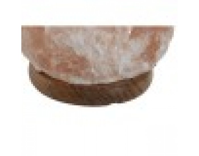 Настолна лампа Home ESPRIT Розов Сол Дърво манго 15 W 220 V 17 x 14 x 35 cm