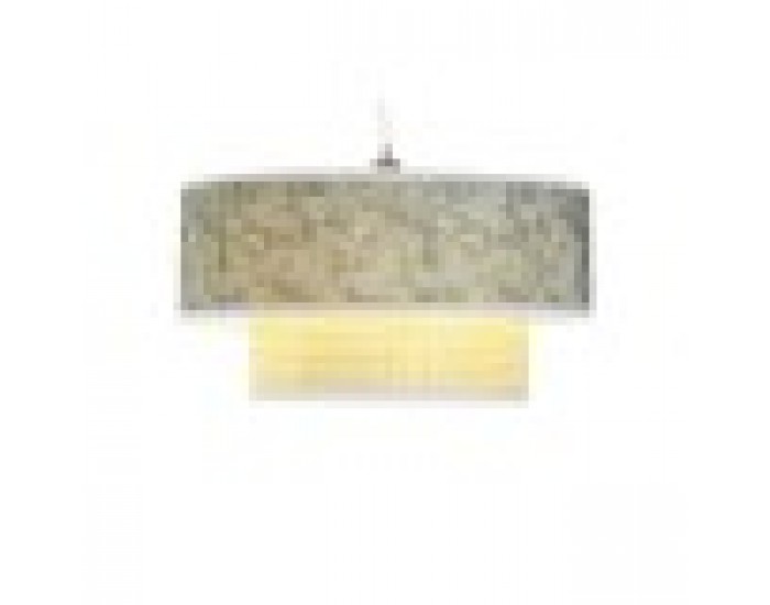 Полилей DKD Home Decor Естествен Черен полиестер Бял Зелен 40 W 50 W (46 x 46 x 25 cm)