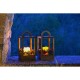 Latern Home ESPRIT Бял Кафяв Червен Дървен 16 x 16 x 26 cm (2 броя) Latern Home ESPRIT Бял Кафяв Червен Дървен 16 x 16 x 26 cm (2 броя)