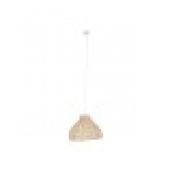 Полилей Home ESPRIT Светло кафяв Метал Въже 53 x 42 x 32 cm - Настолни лампи