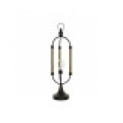 Luminous Decoration DKD Home Decor Черен Златен Метал LED (18 x 18 x 61 cm) - Настолни лампи
