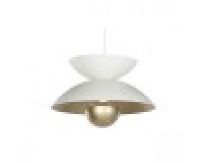 Полилей Home ESPRIT Бял Златен Метал 50 W 36 x 36 x 22 cm Полилей Home ESPRIT Бял Златен Метал 50 W 36 x 36 x 22 cm