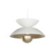 Полилей Home ESPRIT Бял Златен Метал 50 W 36 x 36 x 22 cm Полилей Home ESPRIT Бял Златен Метал 50 W 36 x 36 x 22 cm