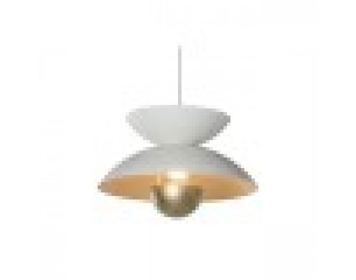 Полилей Home ESPRIT Бял Златен Метал 50 W 36 x 36 x 22 cm Полилей Home ESPRIT Бял Златен Метал 50 W 36 x 36 x 22 cm