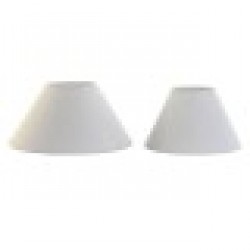 Купол на Лампа Home ESPRIT лен Метал 45 x 45 x 21 cm (2 броя) - Настолни лампи