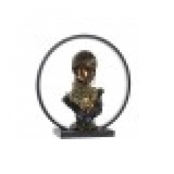 Luminous Decoration DKD Home Decor Смола LED Африканка (35,5 x 11 x 36 cm) - Настолни лампи