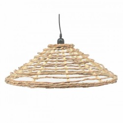 Полилей DKD Home Decor Кафяв Метал 50 W Град 220 V 57 x 57 x 19 cm 57 x 57 x 22 cm - Осветителни тела