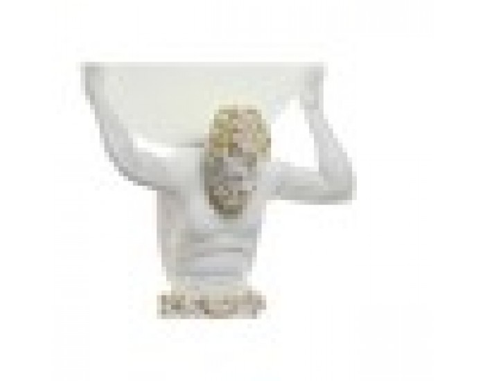 Настолна лампа Home ESPRIT Бял Златен Смола Пластмаса 220 V 18 x 17 x 44 cm Настолна лампа Home ESPRIT Бял Златен Смола Пластмаса 220 V 18 x 17 x 44 cm
